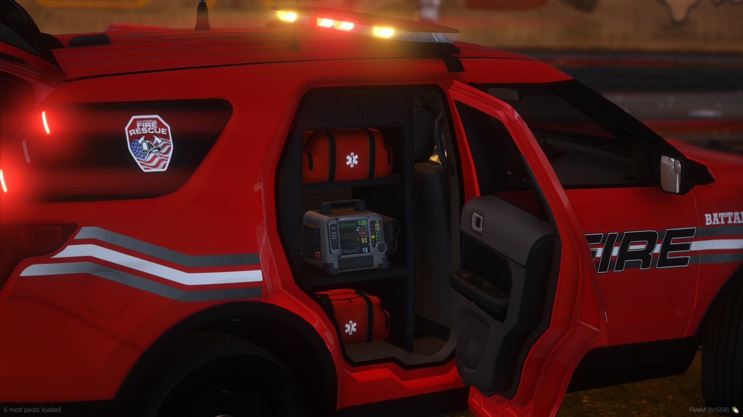 NON ELS 2019 Fire Department Battalion Chief SUV Vehicle