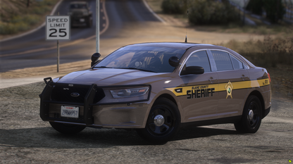 NON-ELS 2013 Police Interceptor Sedan with Whelen Edge Lightbar