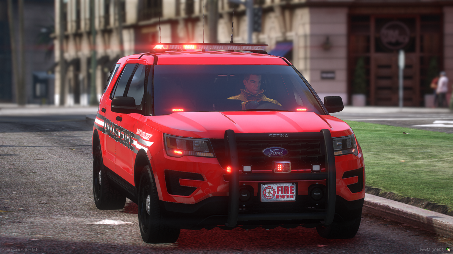 NON ELS 2019 Fire Department Battalion Chief SUV Vehicle